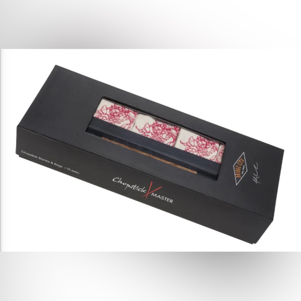 Elegant Chopstick Set - Red and Blue - Picture 3 of 8